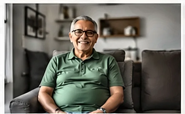 Em Quanto Tempo o Consignado INSS é Aprovado e Pago? Aposentado do INSS sorridente e tranquilo — Em Quanto Tempo o Consignado INSS é Aprovado e Pago?
