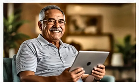 Consignado INSS com Dois Benefícios: Posso Usar a Margem dos Dois? Aposentado do INSS sorridente e tranquilo — Consignado INSS com Dois Benefícios: Posso Usar a Margem dos Dois?