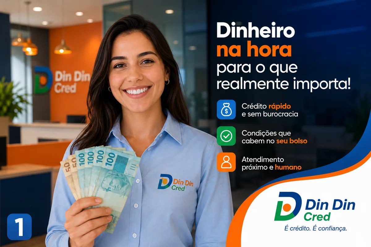 Cliente em atendimento humanizado na loja da Din Din Cred — Saúde e Consignado Para Militares da FAB: PAMA, ASSHAMA e Despesas Médicas