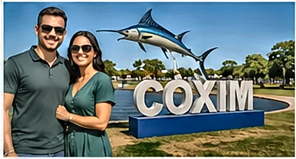 Consignado INSS em Coxim MS: Aposentados e Pensionistas Placa de entrada da cidade de Coxim (MS) — crédito consignado com atendimento digital da Din Din Cred — Consignado INSS em Coxim MS: Aposentados e Pensionistas