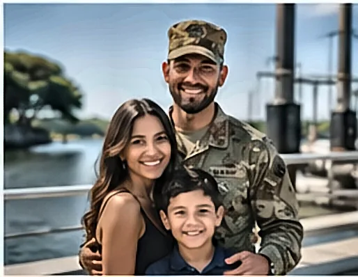 Portabilidade de Consignado para Militares Vale a Pena? Militar das Forças Armadas com a família — Portabilidade de Consignado para Militares Vale a Pena?