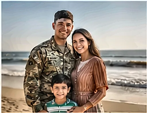 Militar das Forças Armadas com a família — Guia Completo de Planejamento Financeiro para Militares e Pensionistas