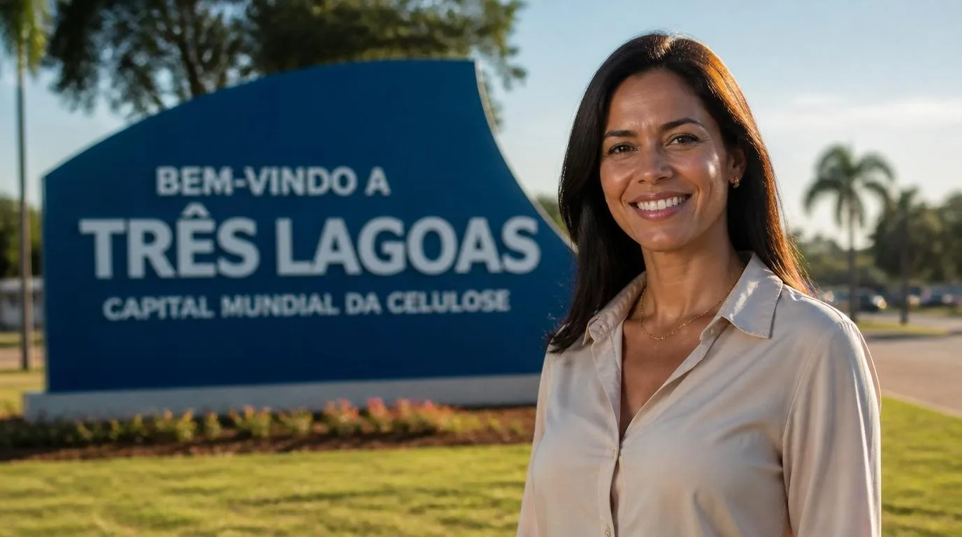 Consignado em Três Lagoas MS: INSS, Servidores e FGTS Pelo WhatsApp Placa de entrada da cidade de Três Lagoas (MS) — crédito consignado com atendimento digital da Din Din Cred — Consignado em Três Lagoas MS: INSS, Servidores e FGTS Pelo WhatsApp