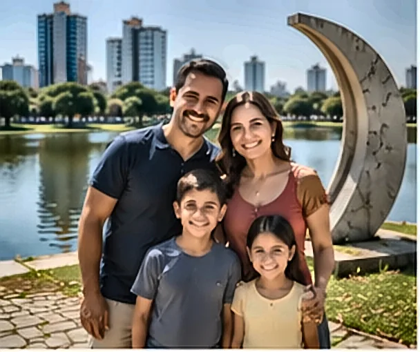 Saque-Aniversário do FGTS: Como Mudar de Modalidade e O Que Considerar Antes Família feliz planejando as finanças — Saque-Aniversário do FGTS: Como Mudar de Modalidade e O Que Considerar Antes