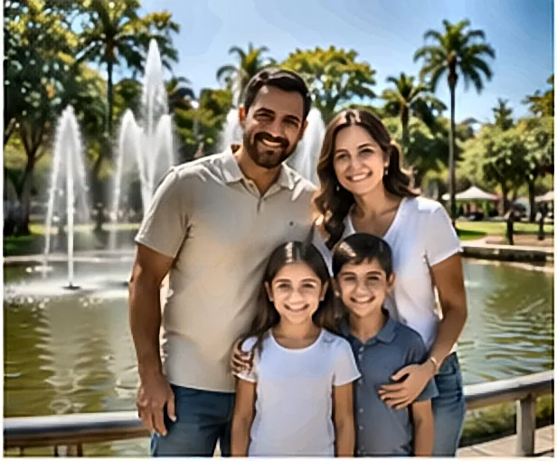 FGTS e Saque-Aniversário: Tudo Sobre Regras, Novidades e Como Usar Com Inteligência Família feliz planejando as finanças — FGTS e Saque-Aniversário: Tudo Sobre Regras, Novidades e Como Usar Com Inteligência