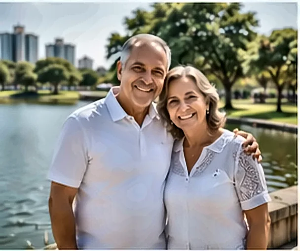 Orçamento Na Aposentadoria: Como Organizar as Finanças e Usar o Crédito Com Inteligência Família feliz planejando as finanças — Orçamento Na Aposentadoria: Como Organizar as Finanças e Usar o Crédito Com Inteligência