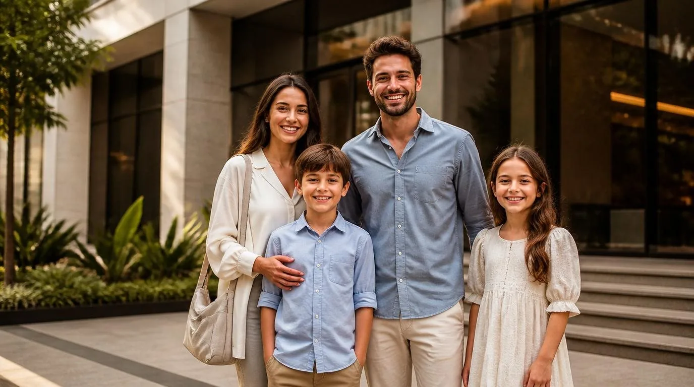 Antecipação do Saque-Aniversário FGTS: Como Funciona e Quando Vale a Pena Família feliz com as finanças organizadas — Antecipação do Saque-Aniversário FGTS: Como Funciona e Quando Vale a Pena