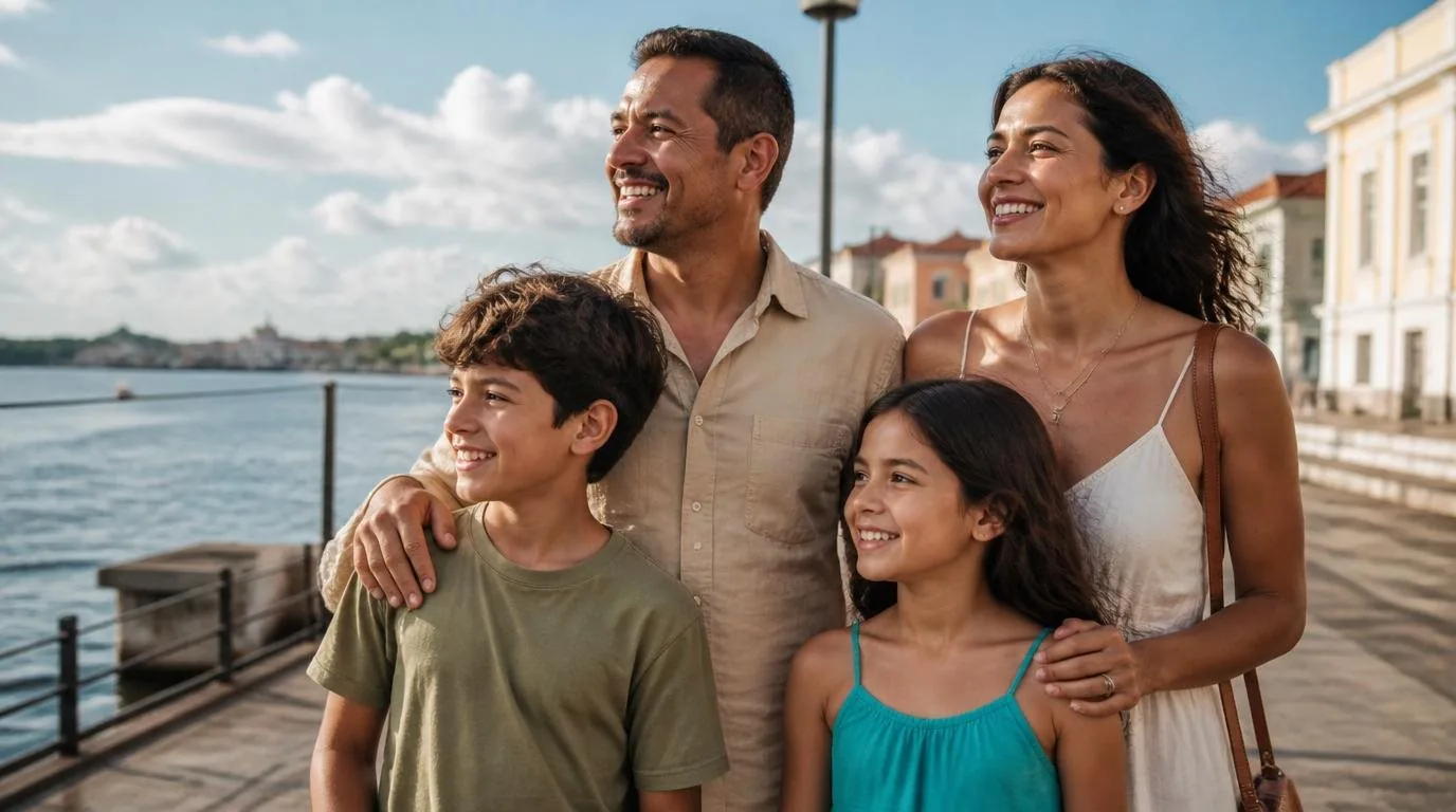 Educação Financeira Para Aposentados e Trabalhadores: Guia Completo Família feliz com as finanças organizadas — Educação Financeira Para Aposentados e Trabalhadores: Guia Completo