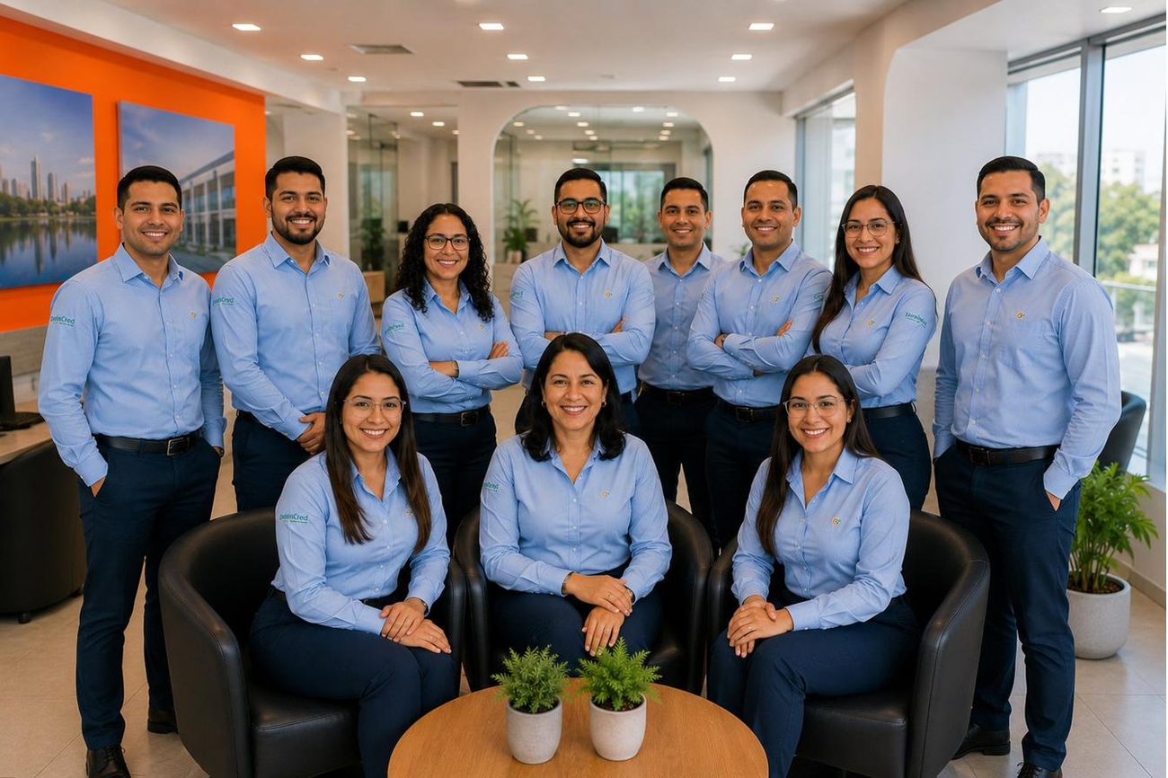 Equipe Din Din Cred no escritório em Campo Grande/MS